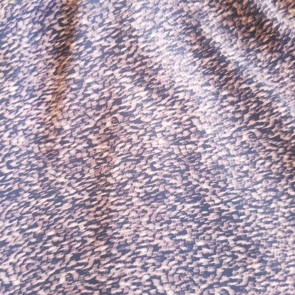 Madewell |‎ Vneck print Long Sleeve mini Flare Dress L - Picture 7 of 16